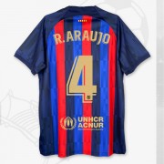La Liga Fotballdrakter Barcelona 2022-23 Ronald Araújo 4 Hjemme Draktsett..